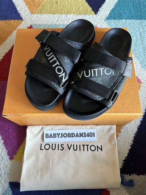 where to sell louis vuitton honolulu mule sneakers|Louis Vuitton, Honolulu Mule Slides, Luxury Designer, Men’s 12.